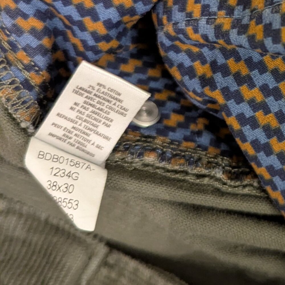 Bonobos Men’s Corduroy 5-Pocket Pants, Green, Size 38x30 - Picture 4 of 5